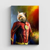 'The Flash' Pet Portrait Canvas