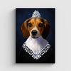 The Lady  Pet Portrait Canvas