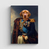 The Commander Pet Portrait Canvas