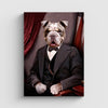 The President Pet Portrait Canvas