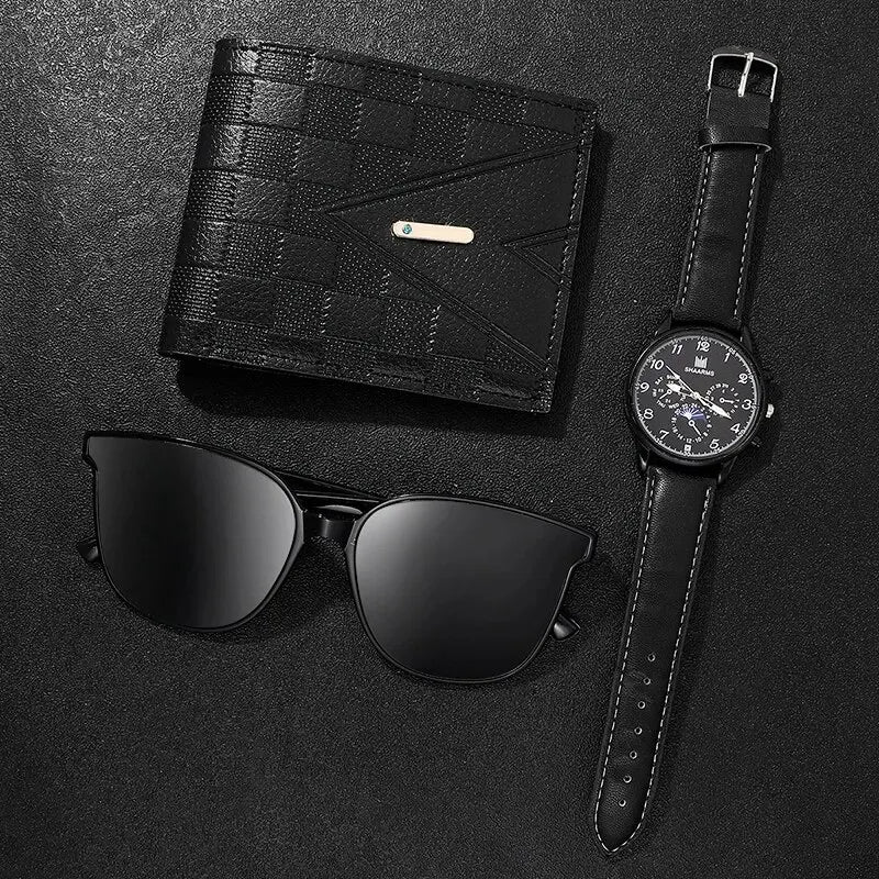 Mens watch and wallet gift set hotsell