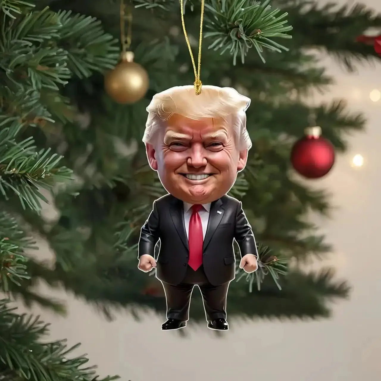 Donald Trump Christmas Bauble