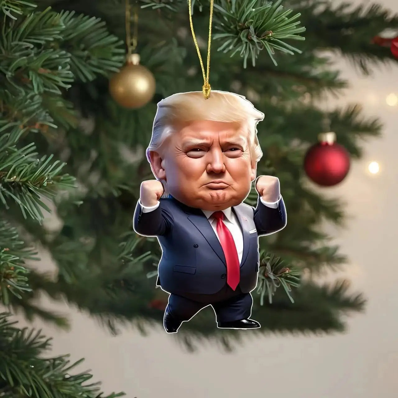 Donald Trump Christmas Bauble