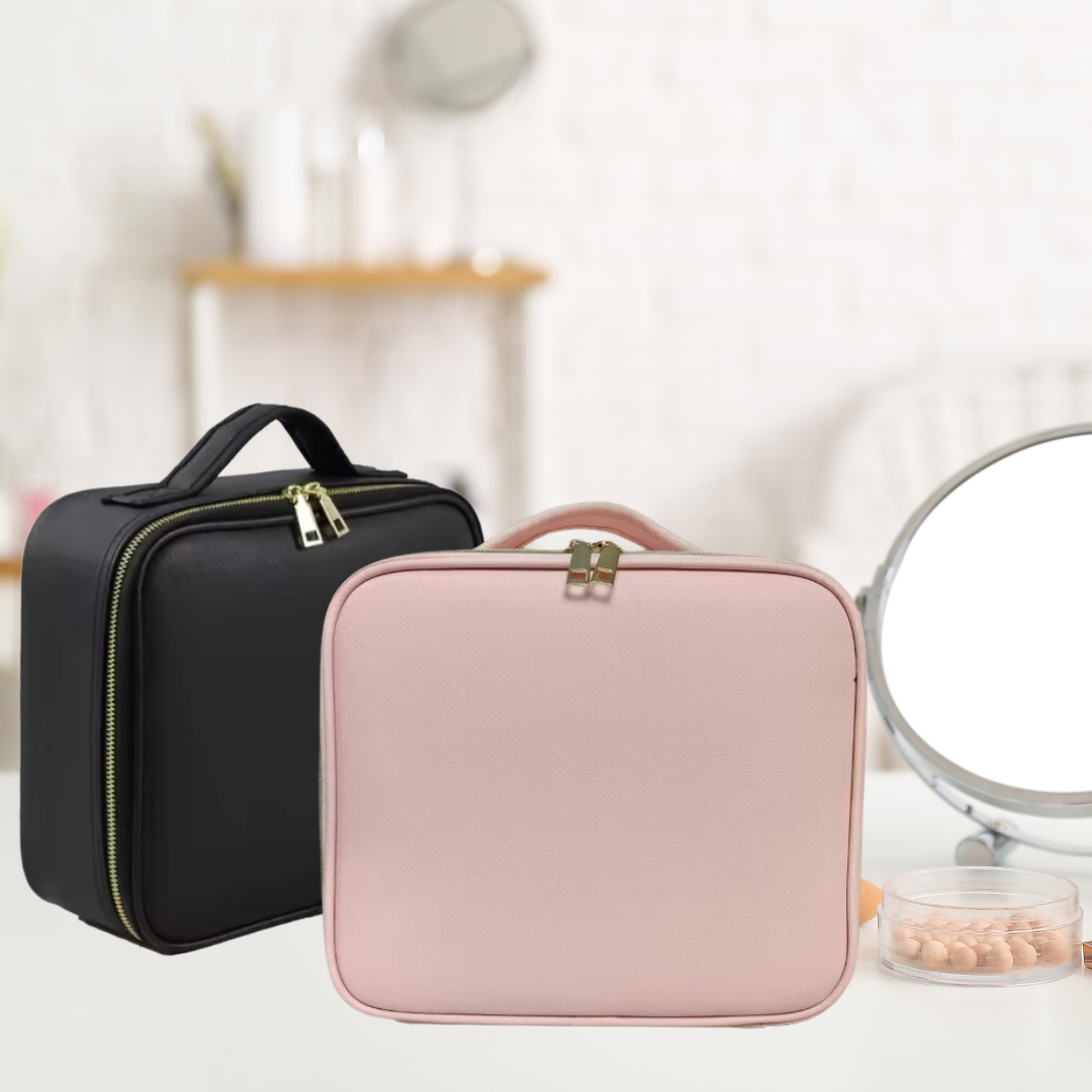 Smart LED Makeup Bag With Mirror