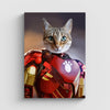 'Iron Man' Pet Portrait Canvas