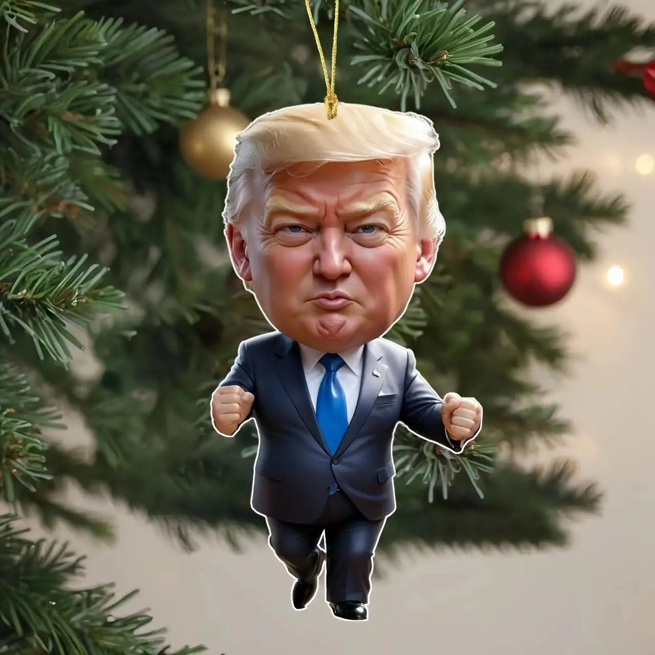 Donald Trump Christmas Bauble