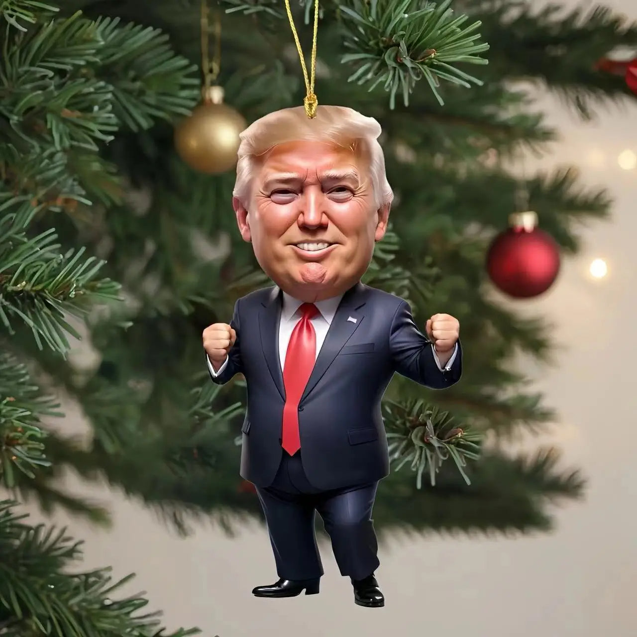 Donald Trump Christmas Bauble