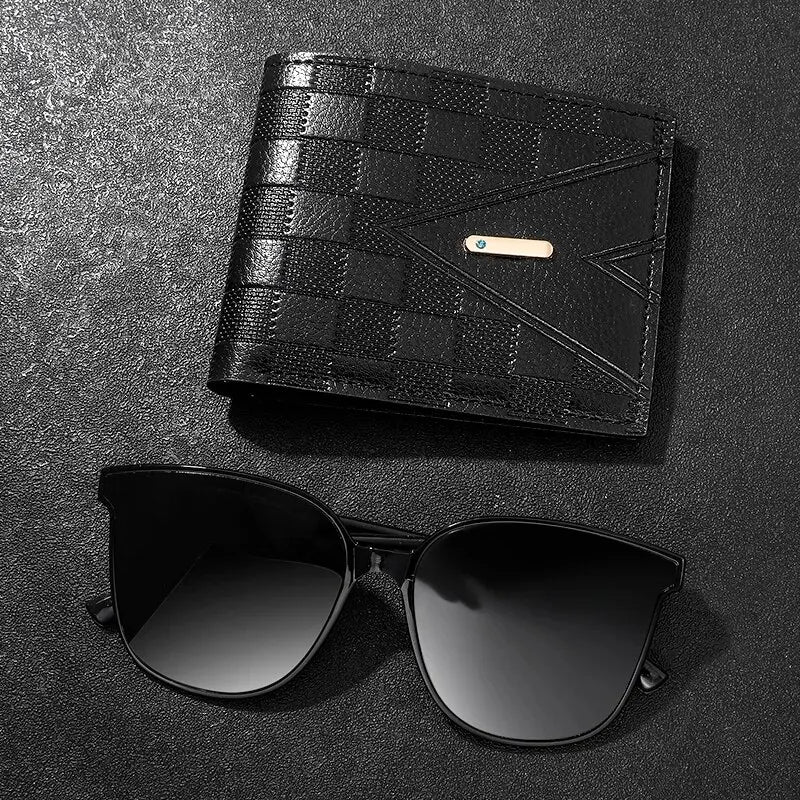 Luxury Mens Watch & Wallet Gift Set