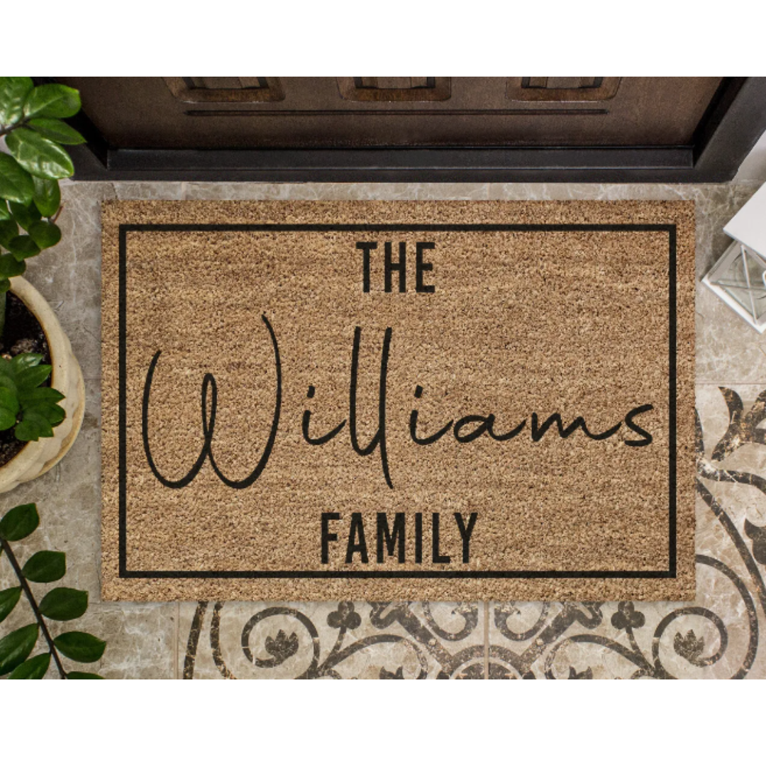 Personalised Bespoke Welcome Door Mat