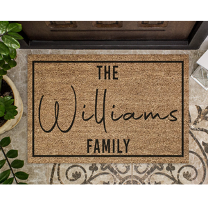 Personalised Bespoke Welcome Door Mat