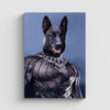 'Black Panther' Pet Portrait Canvas