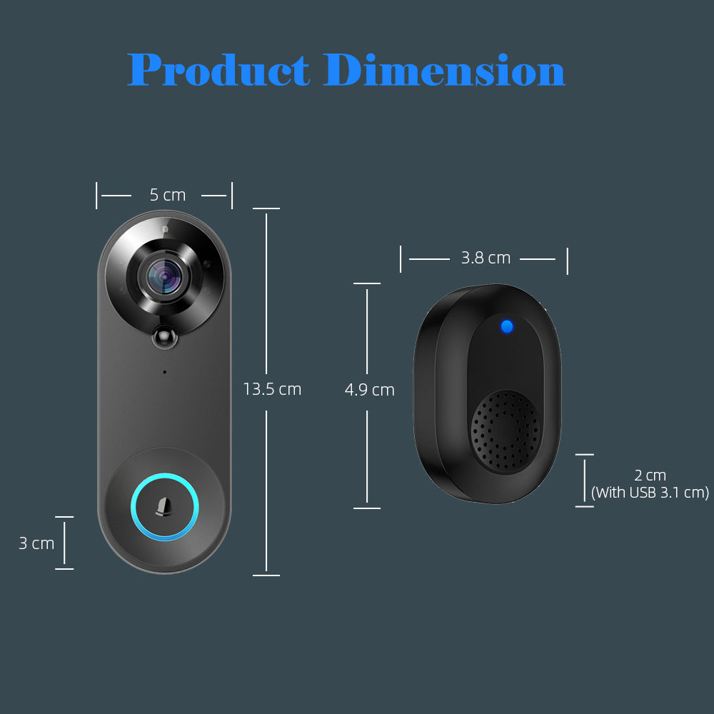 Wireless 1080P Doorbell Camera