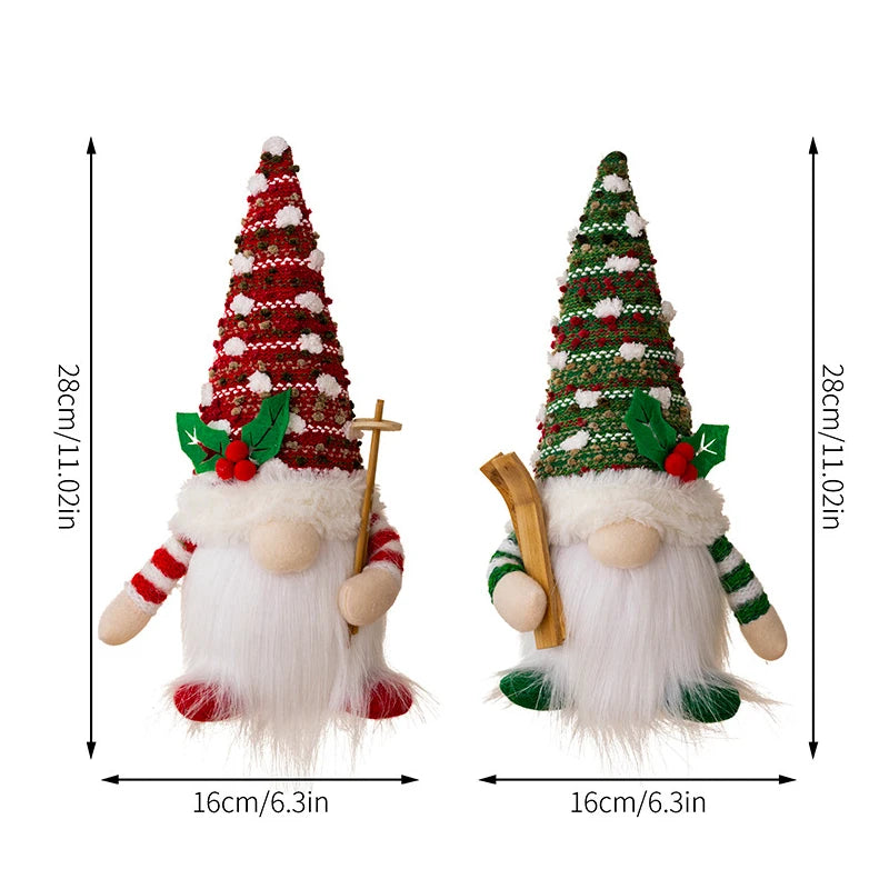 Christmas Gnome Couple LED Night Light