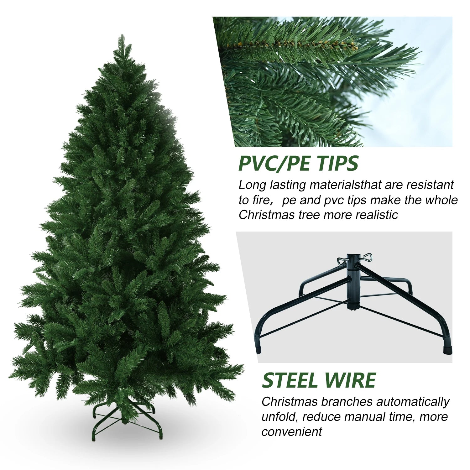 Easy-Setup Premium Artificial Christmas Tree