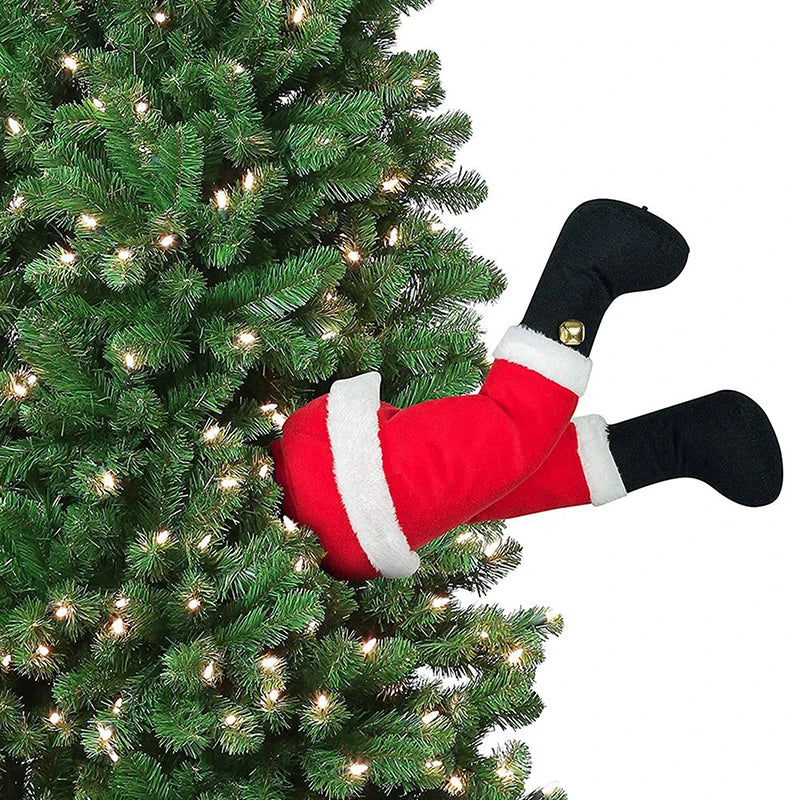 Cute Santa Claus Legs Ornament