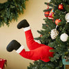 Cute Santa Claus Legs Ornament