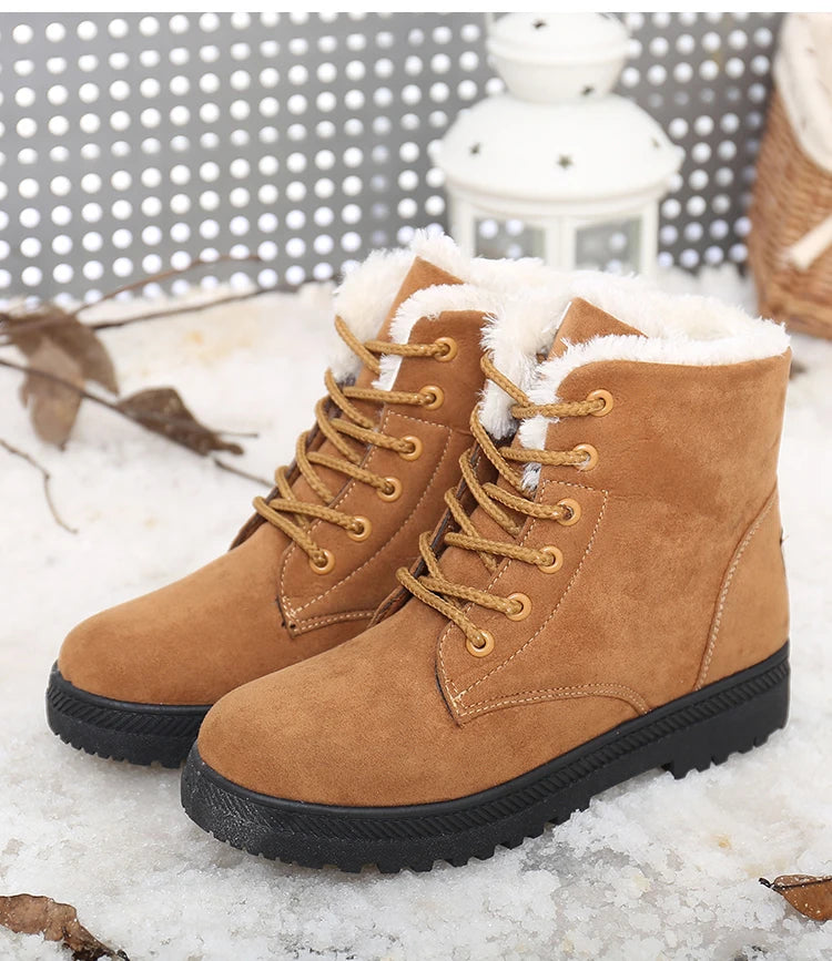 Women's Warm Fur-Lined Boots