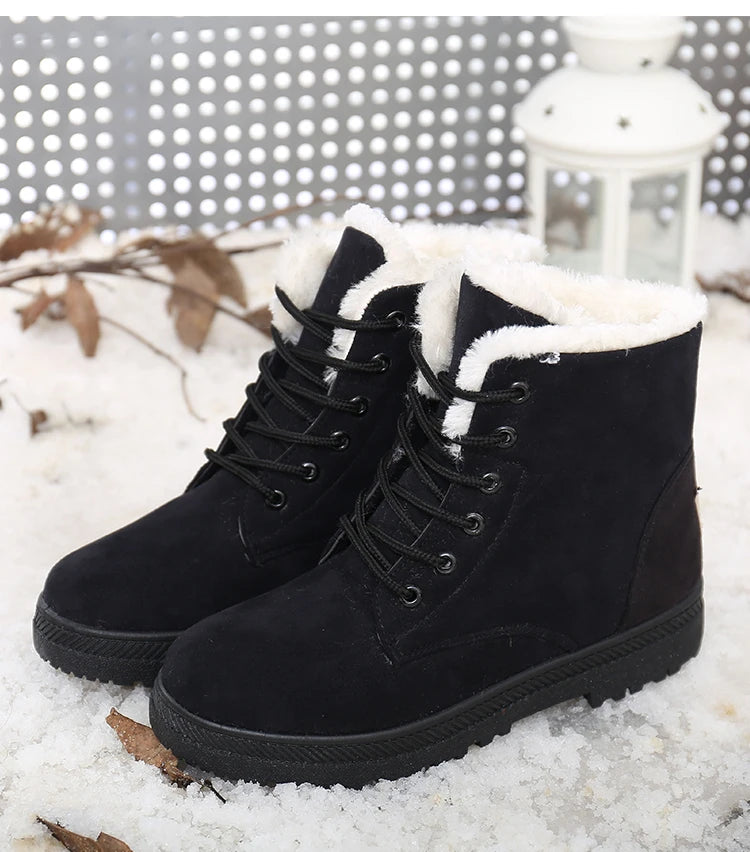 Women's Warm Fur-Lined Boots