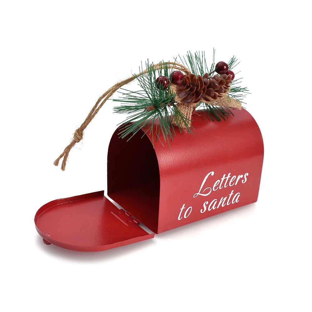 Santa Claus Letter Mailbox Hanging Ornament