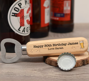 Personalised Birthday Bottle Opener