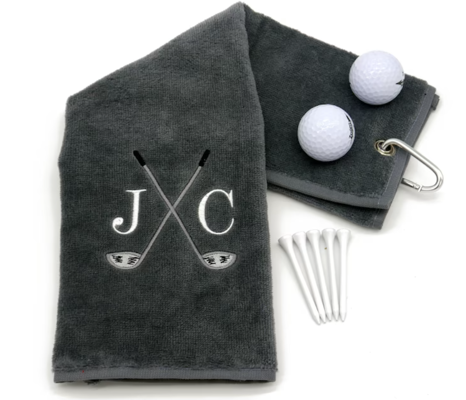 Custom Embroidered  Golf Towel