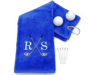 Custom Embroidered  Golf Towel