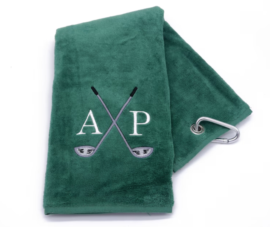 Custom Embroidered  Golf Towel