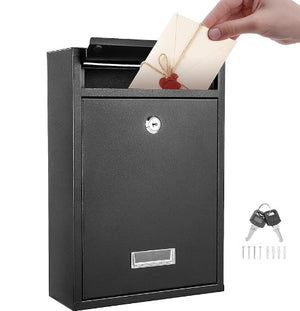 Lockable Wall-Mounted Post Box