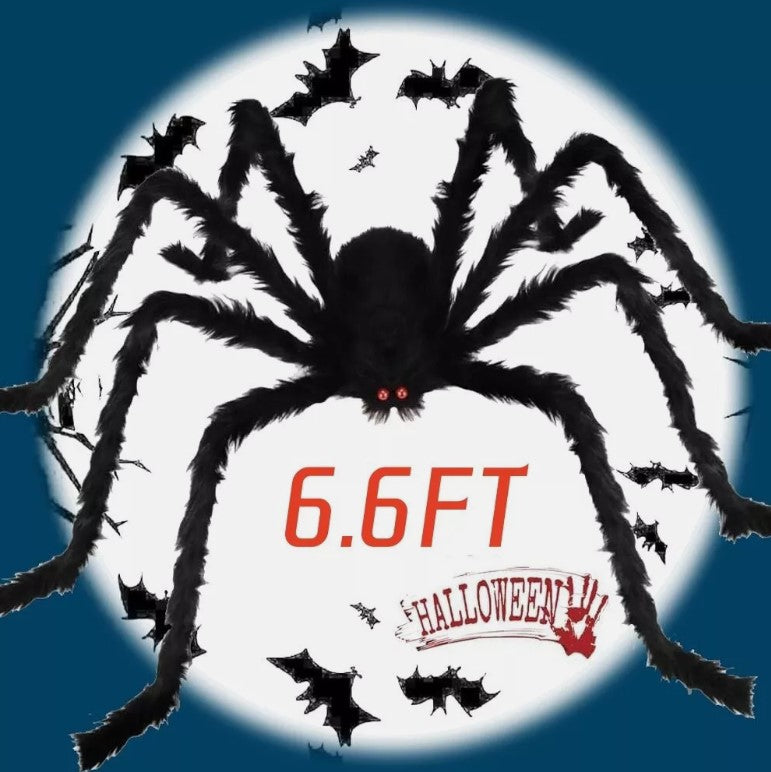 Creepy Crawly 6.6FT Halloween Hairy Spider