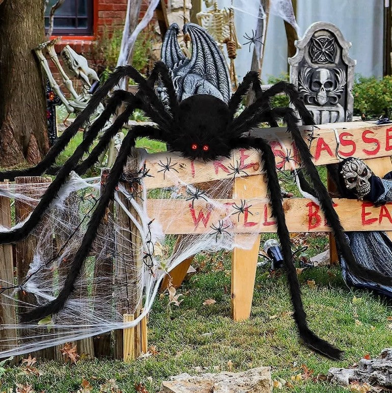 Creepy Crawly 6.6FT Halloween Hairy Spider