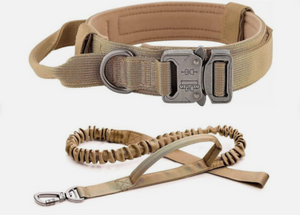 Luxe Tactical Dog Collar Leash