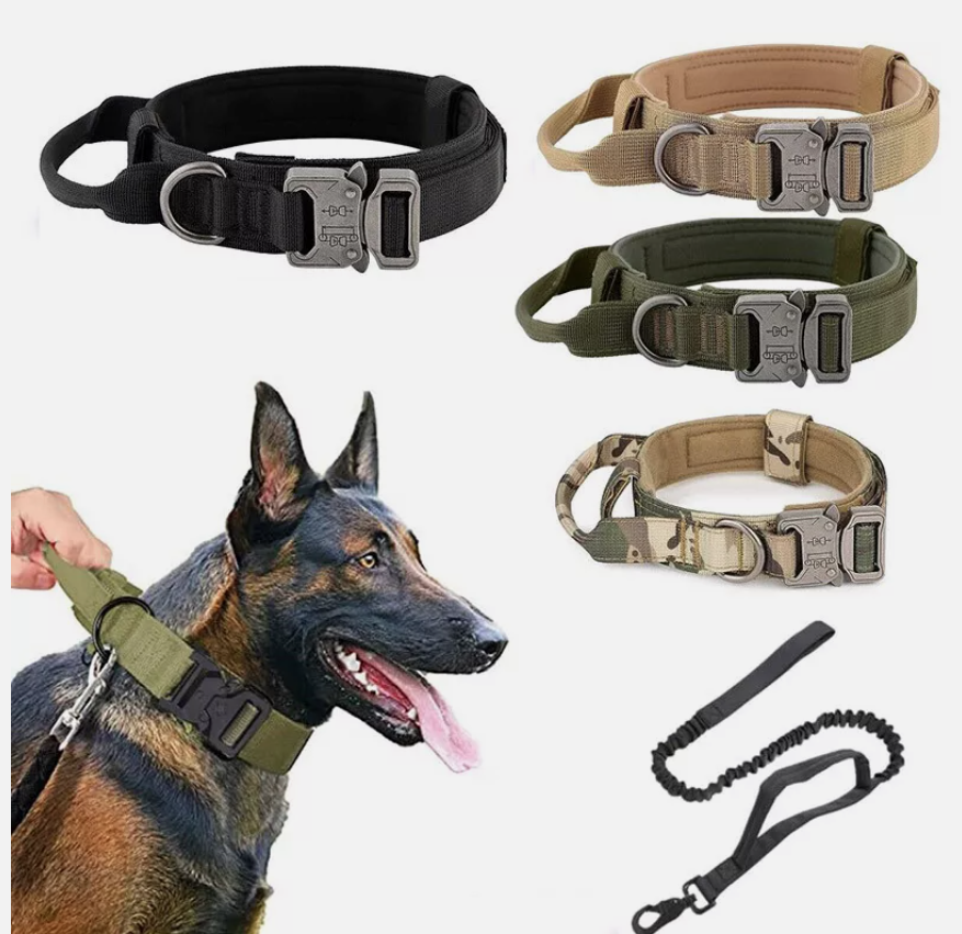 Luxe Tactical Dog Collar Leash