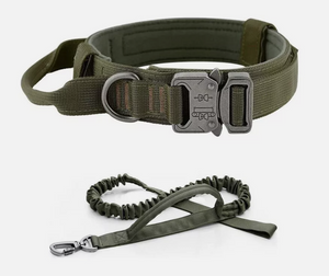 Luxe Tactical Dog Collar Leash