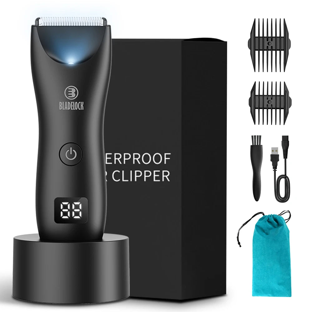 Rechargeable Body Hair Trimmer for Men