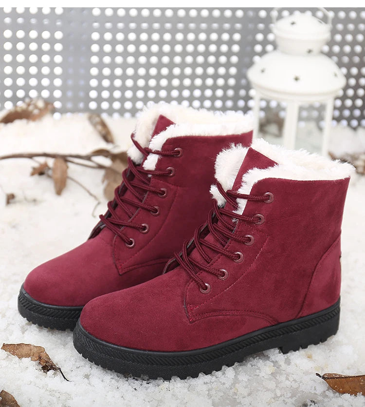 Women's Warm Fur-Lined Boots