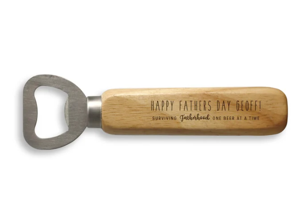 Personalised Fathers Day Bottle Opener