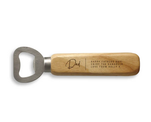 Personalised Fathers Day Bottle Opener