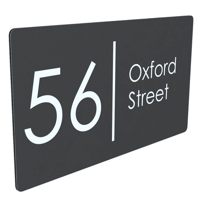 Anthracite Modern Door Sign