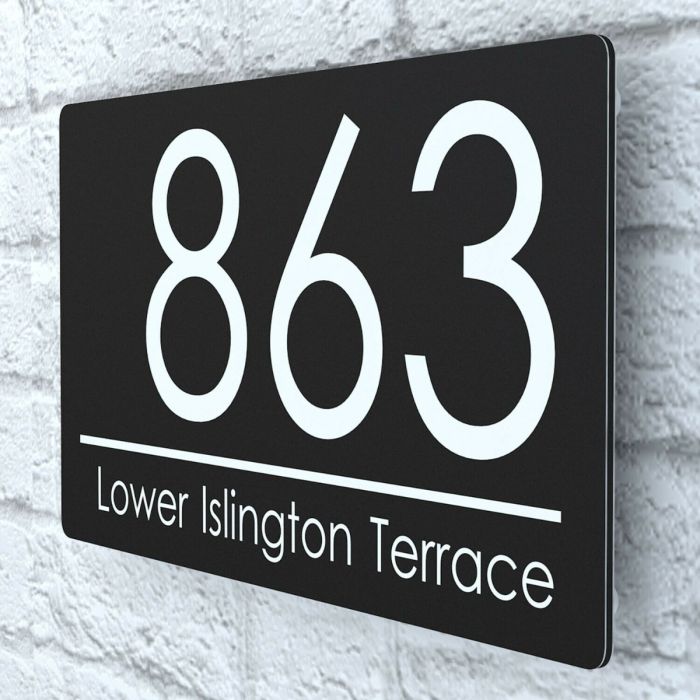 NEW Deluxe Anthracite Door Sign