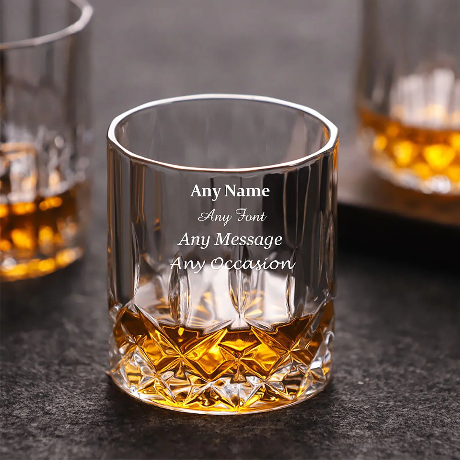 Personalised Luxury Whiskey Glass