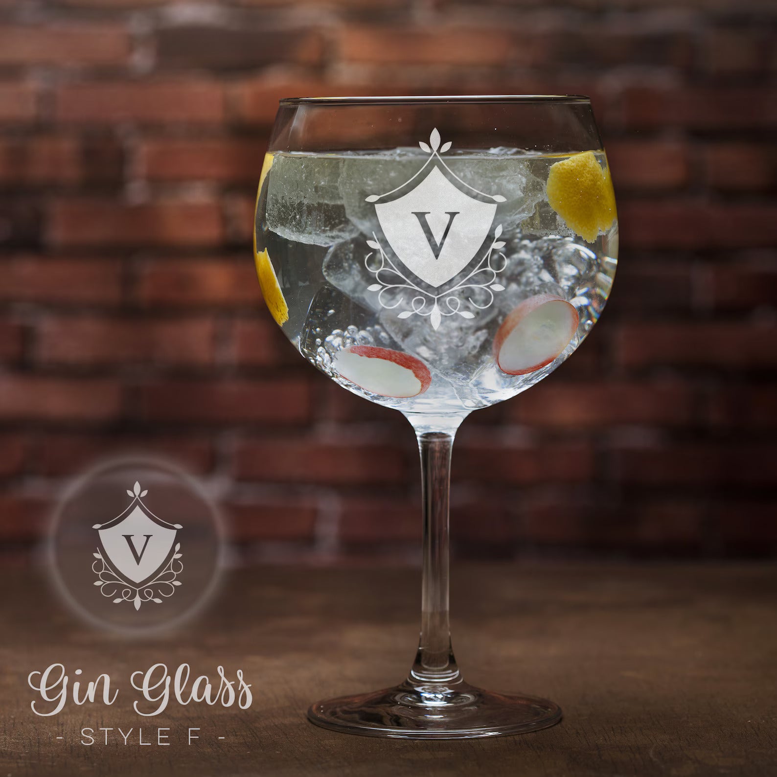 Personalised Gin Glass with Gift Box