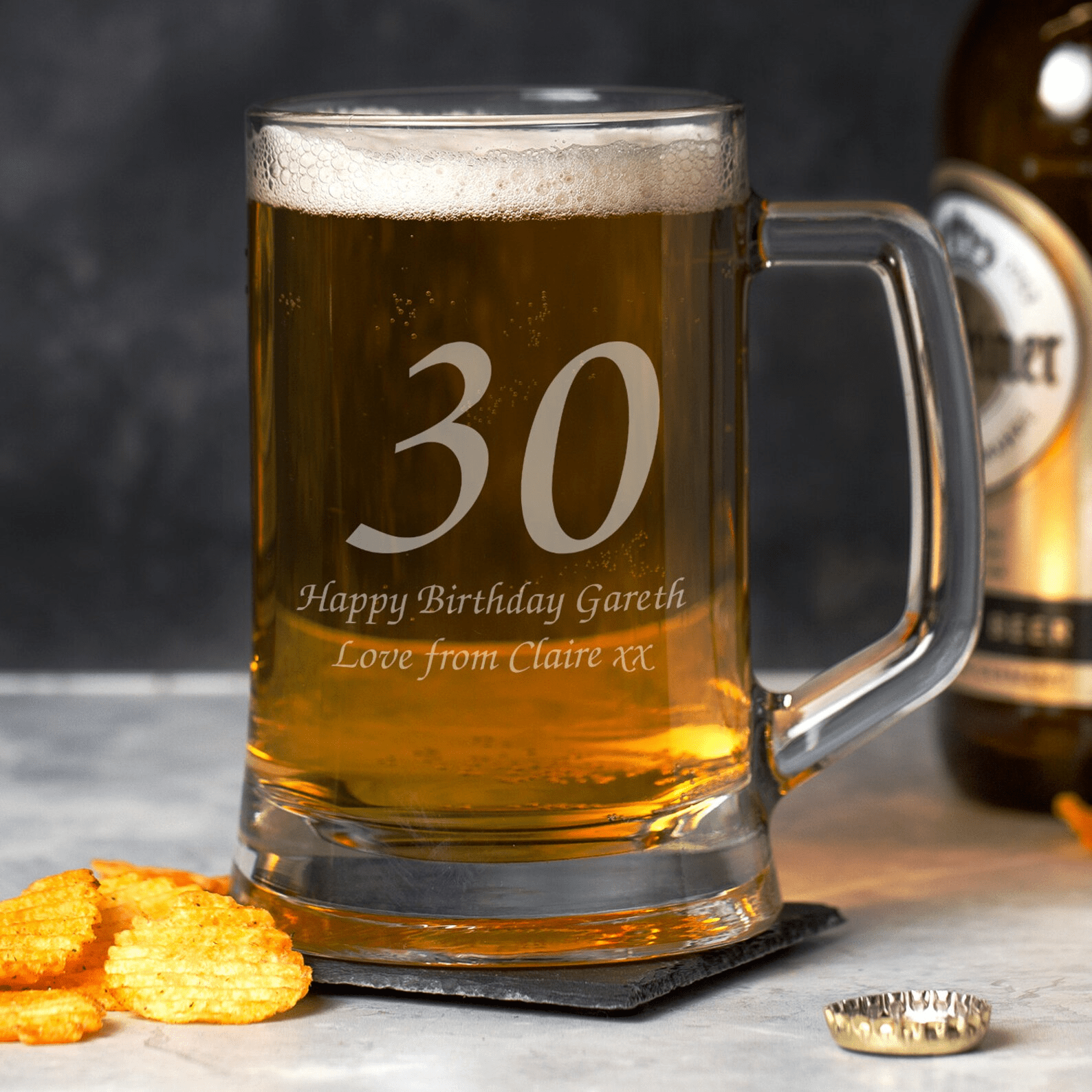 Personalised Age Pint Glass