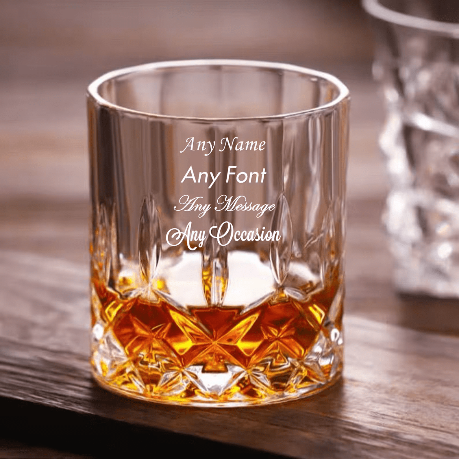 Personalised Luxury Whiskey Glass