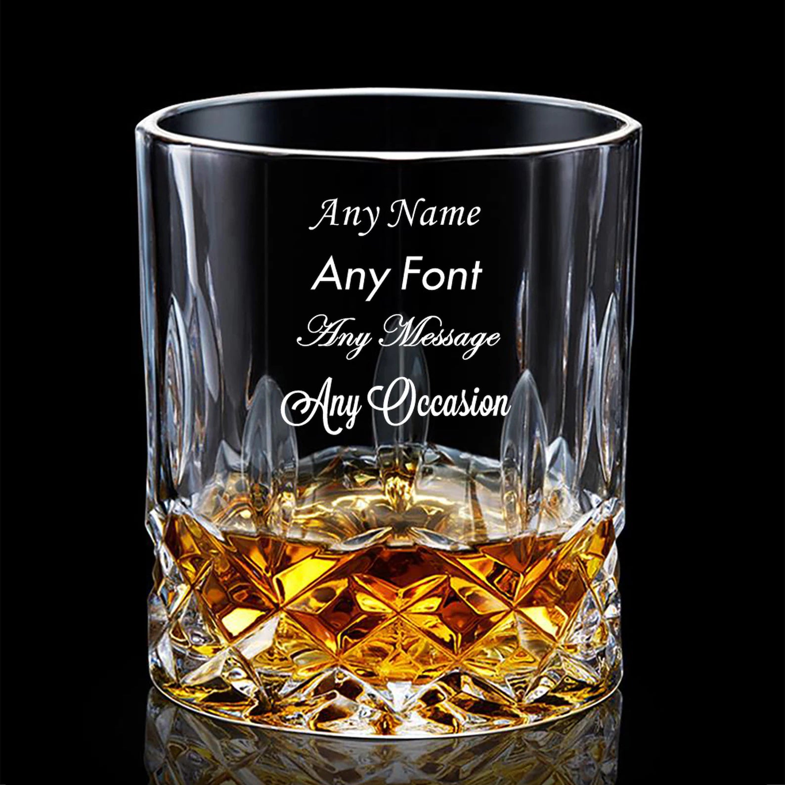 Personalised Luxury Whiskey Glass