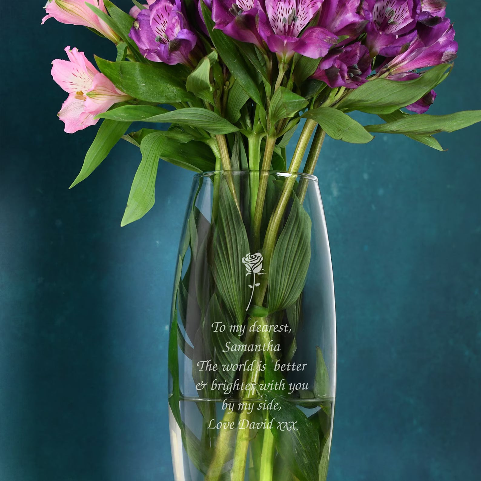 Personalised Butterfly Vase