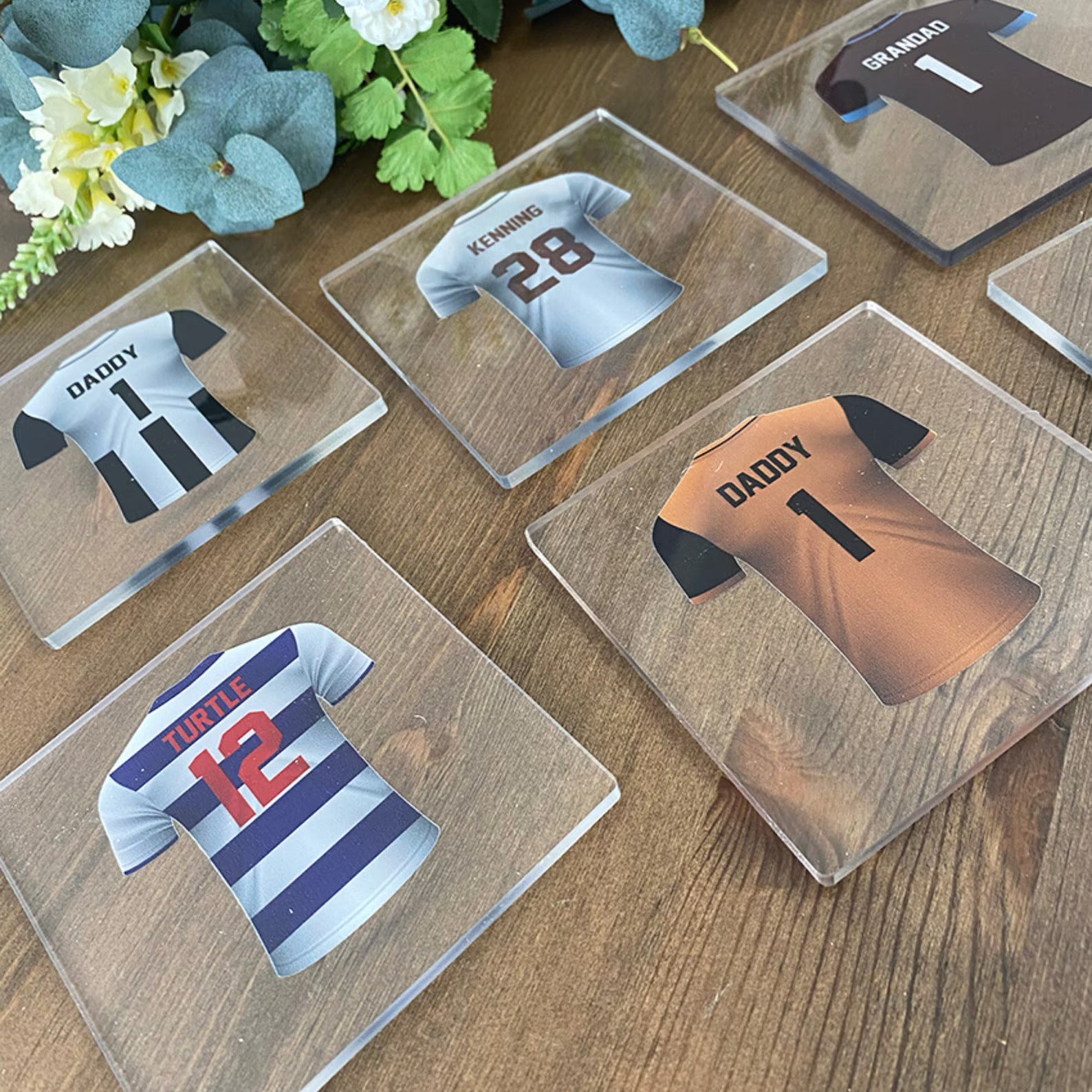 Personalised Football Shirt Coaster