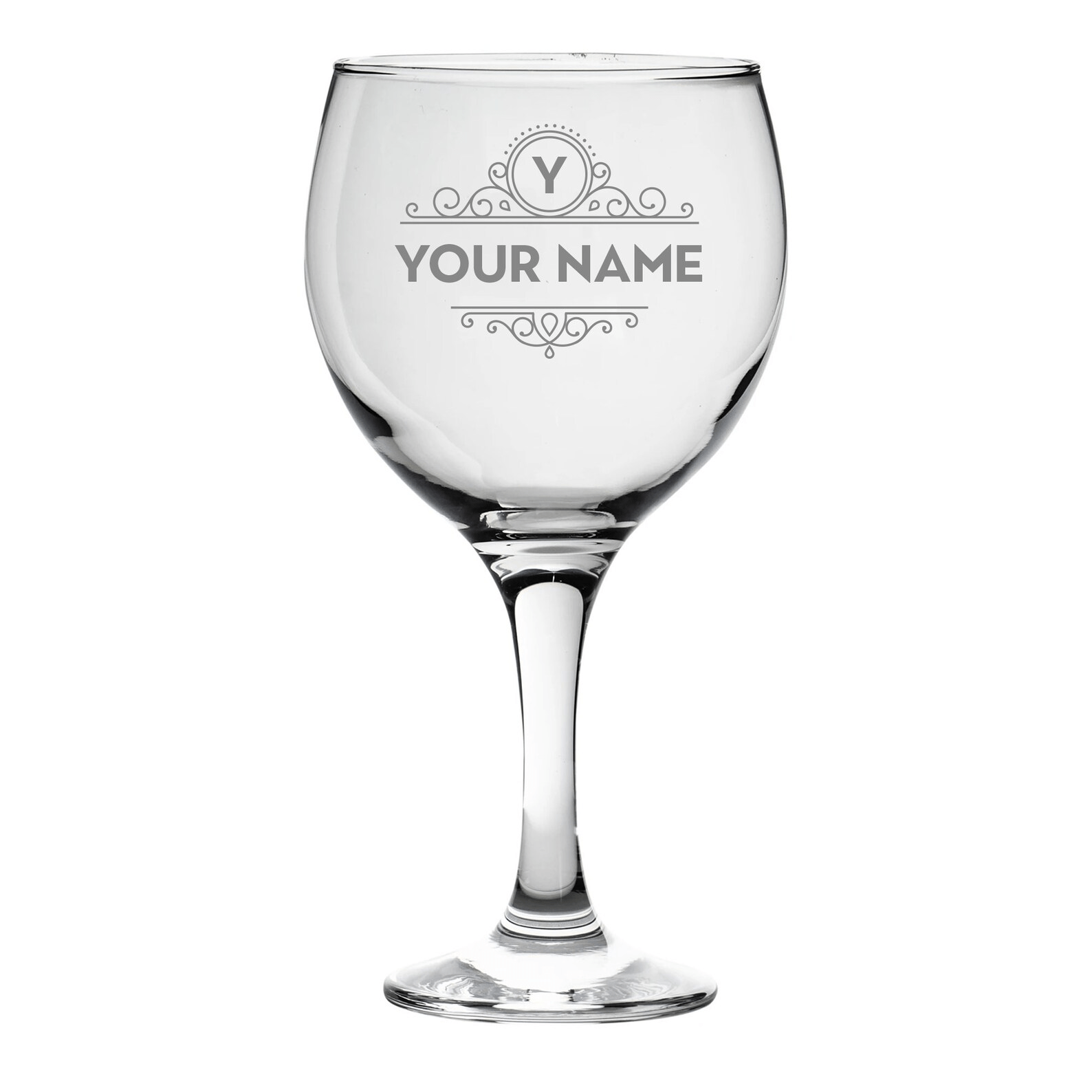 Personalised Name Gin Glass