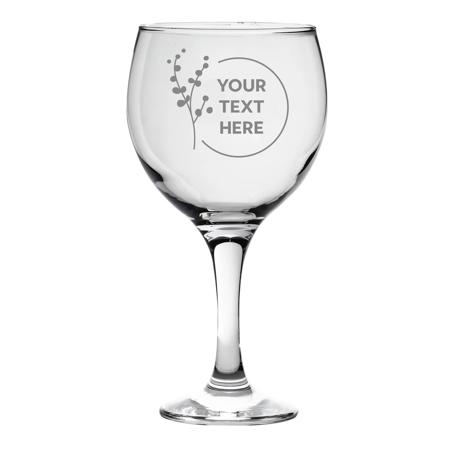 Personalised Name Gin Glass