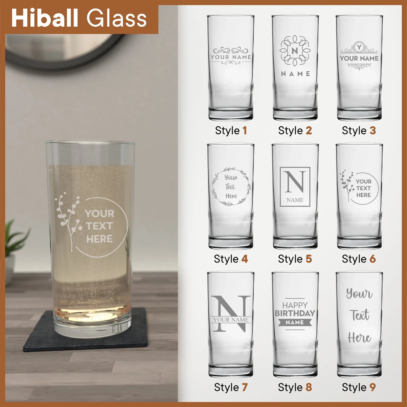 Personalised Glasswear