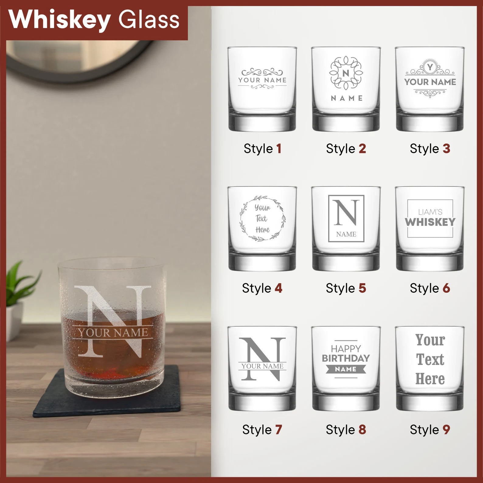 Personalised Glasswear